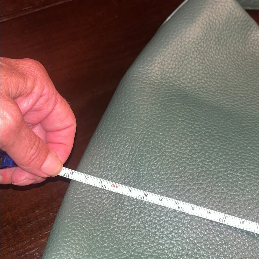 Dooney & Bourke Green Leather Hobo with Gold Hardware
